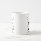 嵐の中の平和 聖書の言葉 コーヒーマグカップ (中央)