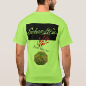 嵐の中の平和 Tシャツ (裏面)