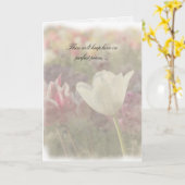 嵐の中の平穏 カード (黄色い花)