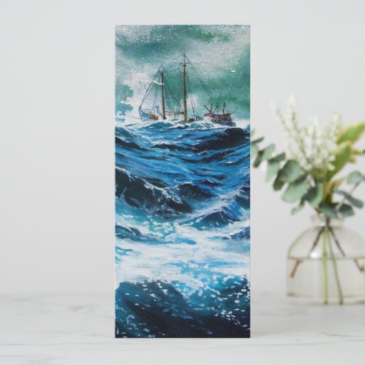 嵐の中の海の中の船 (スタンド正面)