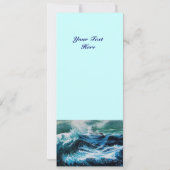 嵐の中の海の中の船 (裏面)