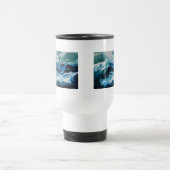 嵐の中の海の中の船 トラベルマグ (中央)