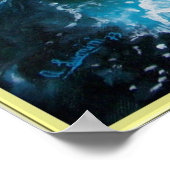 嵐の中の海の中の船 ポスター (角)