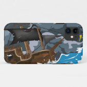 嵐の中の海賊船 Case-Mate iPhoneケース (裏面(横))