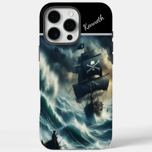 嵐の中の海賊船 iPhone 16 PRO MAXケース