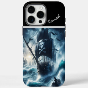 嵐の中の海賊船 iPhone 16 PRO MAXケース