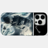 嵐の中の海賊船 Case-Mate iPhoneケース (裏面 (横))