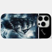 嵐の中の海賊船 Case-Mate iPhoneケース (裏面 (横))