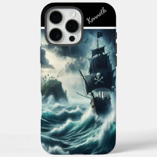 嵐の中の海賊船 iPhone 16 PRO MAXケース