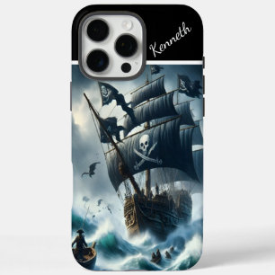 嵐の中の海賊船 iPhone 16 PRO MAXケース