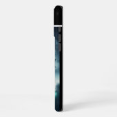嵐の中の海賊船 iPhoneケース (左側面)