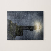 嵐の中の灯台 ジグソーパズル (横)