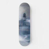 嵐の中の灯台 – バルト海 スケートボード (正面)