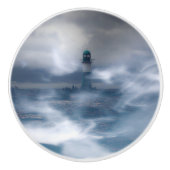 嵐の中の灯台 – バルト海 セラミックノブ (正面)
