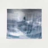 嵐の中の灯台 – バルト海 タペストリー (正面(横))