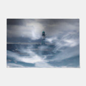 嵐の中の灯台 – バルト海 ドアマット (正面)
