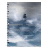 嵐の中の灯台 – バルト海 ノートブック (正面)