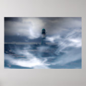 嵐の中の灯台 – バルト海 ポスター (正面)