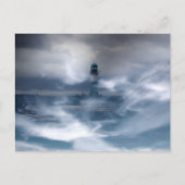 嵐の中の灯台 – バルト海 ポストカード (正面)