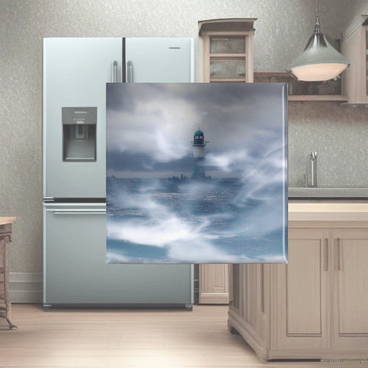 嵐の中の灯台 – バルト海 マグネット