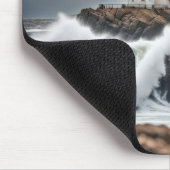 嵐の中の灯台 マウスパッド (コーナー)