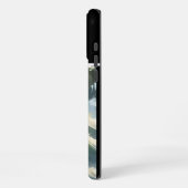 嵐の中の灯台 iPhoneケース (左側面)