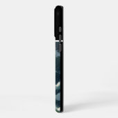 嵐の中の灯台 iPhoneケース (左側面)