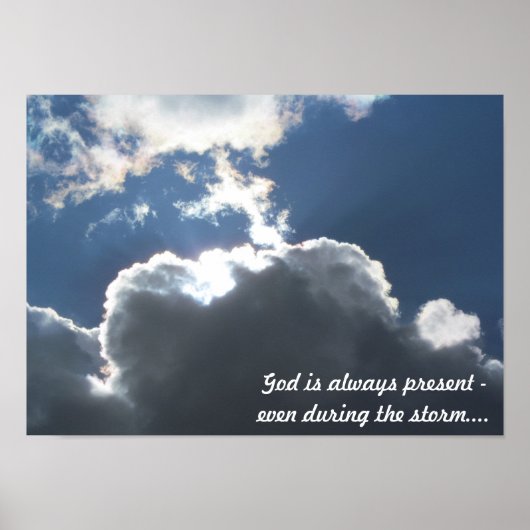 嵐の中の神 ポスター (正面)