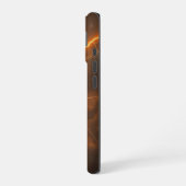 嵐の中の電光網 iPhone 16ケース (左側面)