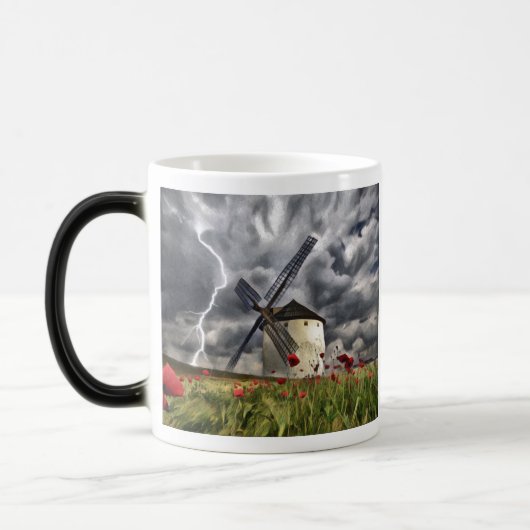 嵐の中の風車 モーフィングマグカップ (左)