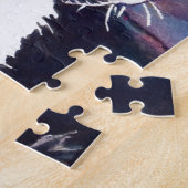 嵐の中の黒猫ツキセド ジグソーパズル (側面)