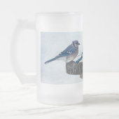 嵐の中を抜け出して君の側で曇ったマグカップ フロストグラスビールジョッキ (左)