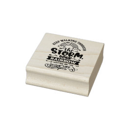 嵐の中を歩き続けるというモチベーションを高める名言 ラバースタンプ