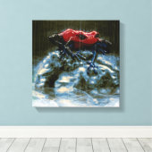 嵐の中 キャンバスプリント (インサイチュ (ウッドフロア))