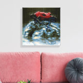 嵐の中 キャンバスプリント (インサイチュ (リビング))