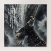 嵐の克服イザヤ40:31 ジグソーパズル (横)