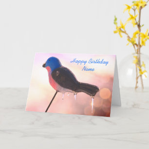 嵐の冬の誕生日カードの後 カード