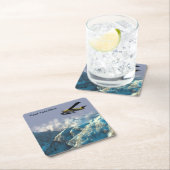 嵐の前で スクエアペーパーコースター (インサイチュ)