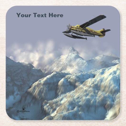 嵐の前で スクエアペーパーコースター (正面)