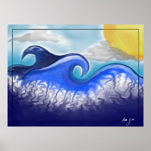 嵐の前に落ち着く ポスター (正面)