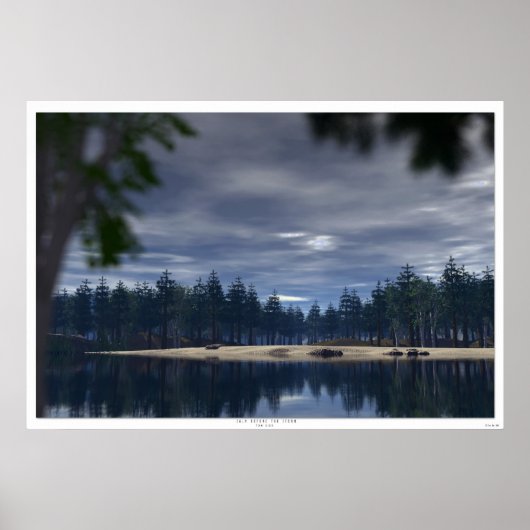 嵐の前に静かになる ポスター (正面)