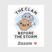 嵐の前に鳴るおもしろい音 シール (シート)