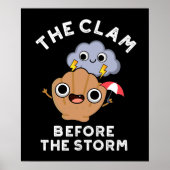 嵐の前のクラムは暗い闇を打った ポスター (正面)