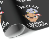 嵐の前のクラムは暗い闇を打った ラッピングペーパー (ロールコーナー)