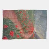 嵐の前のケシ キッチンタオル (横)