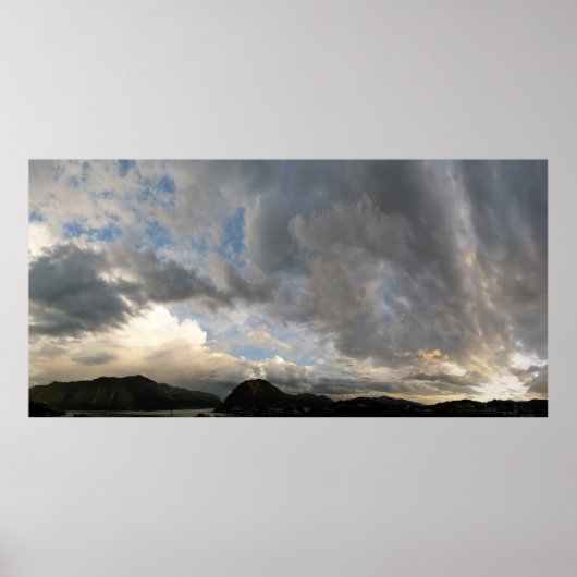 嵐の前のルガノ ポスター (正面)