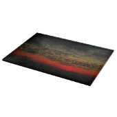 嵐の前の夕日 カッティングボード (角)