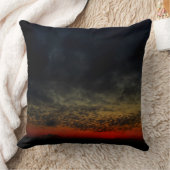 嵐の前の夕日 クッション (ブランケット)