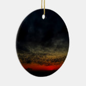 嵐の前の夕日 セラミックオーナメント (右)