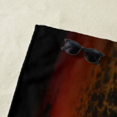 嵐の前の夕日 ビーチタオル (インサイチュ)